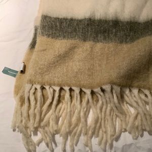 Oversized throw blanket